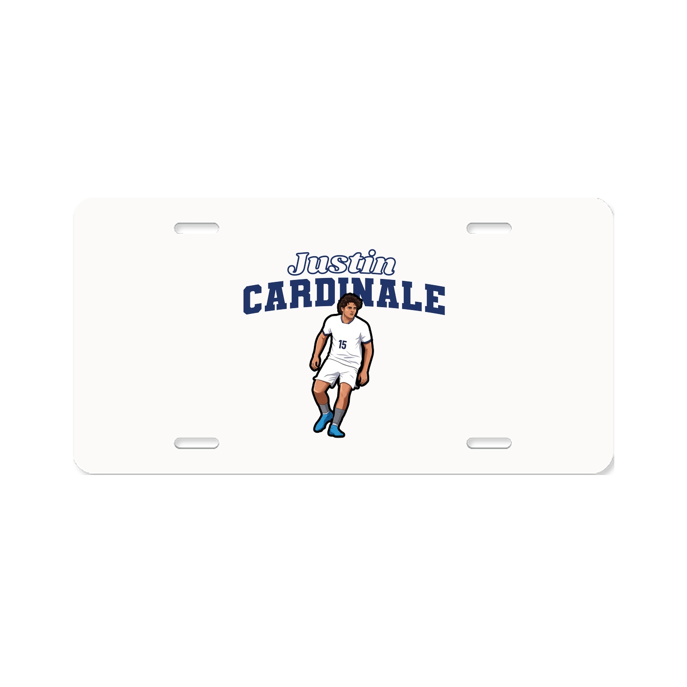 License Plate — Name Arch in Classic