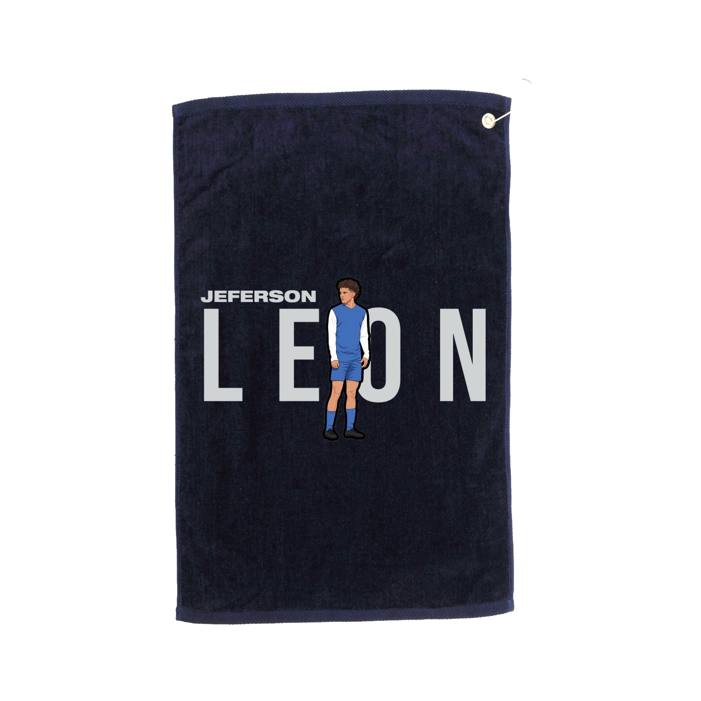 Golf Towel — Player Name in Navy