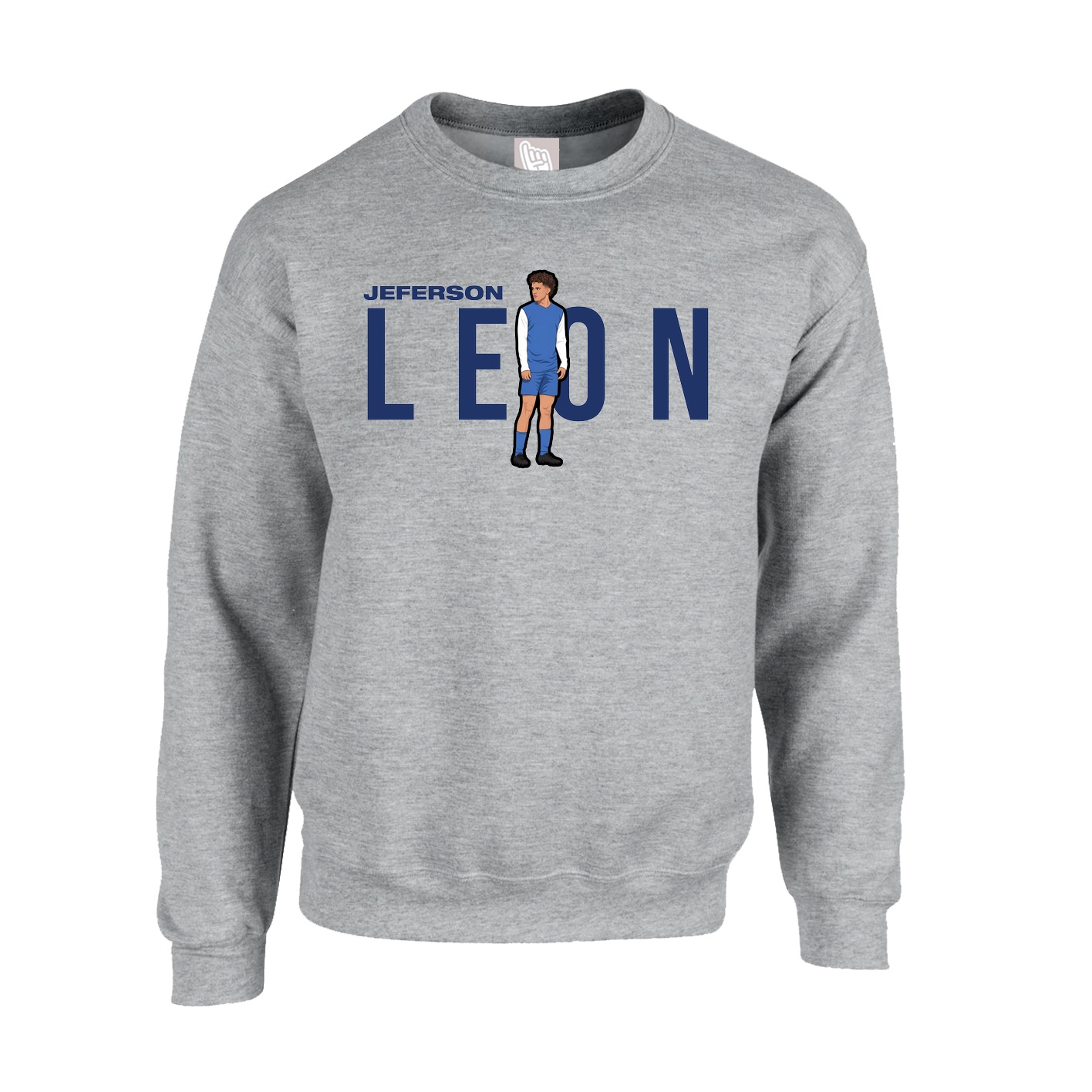 Fleece Crew — Player Name in Grey