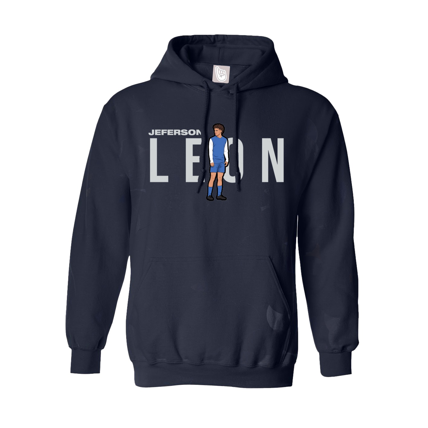 Youth Hoodie — Player Name in Navy
