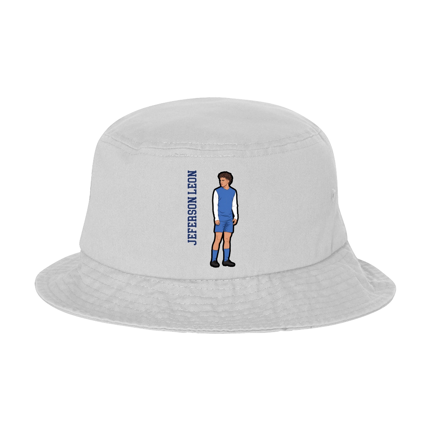 Bucket Cap — Name Vertical in White