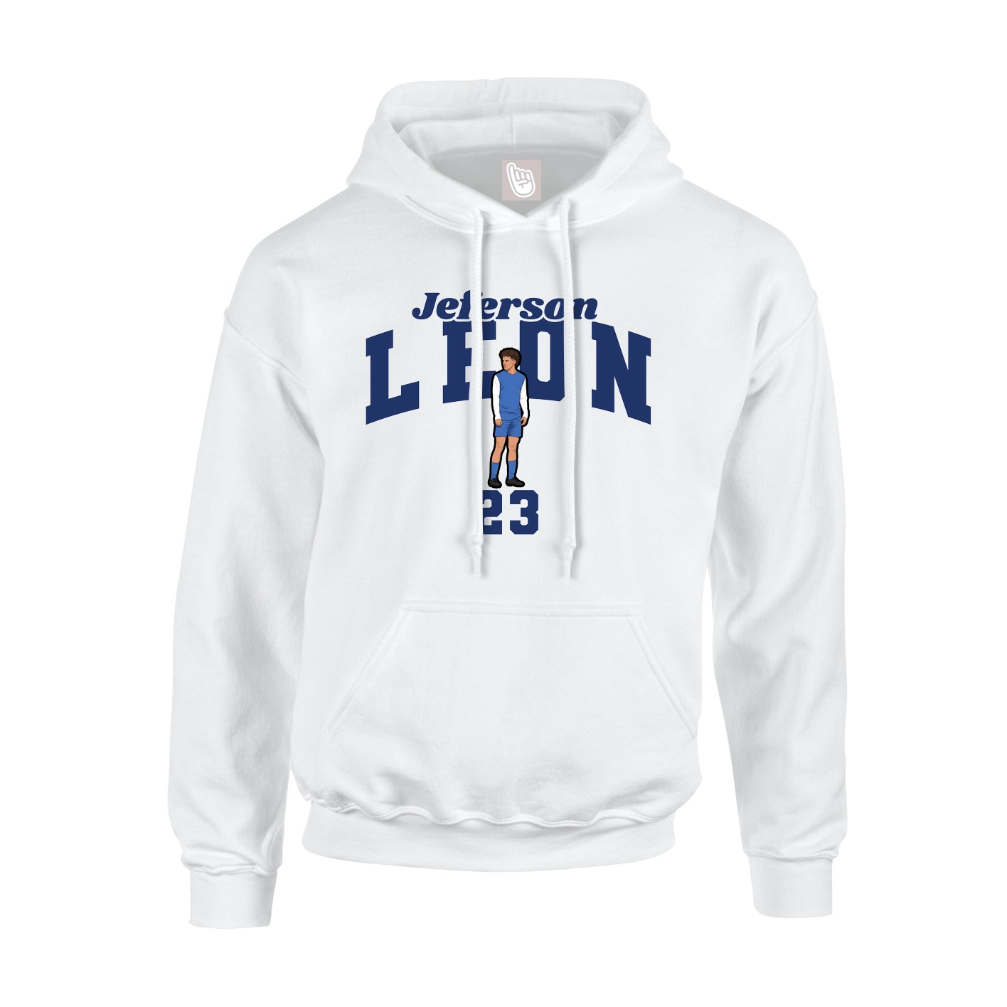 Hoodie — Signature Arch in White