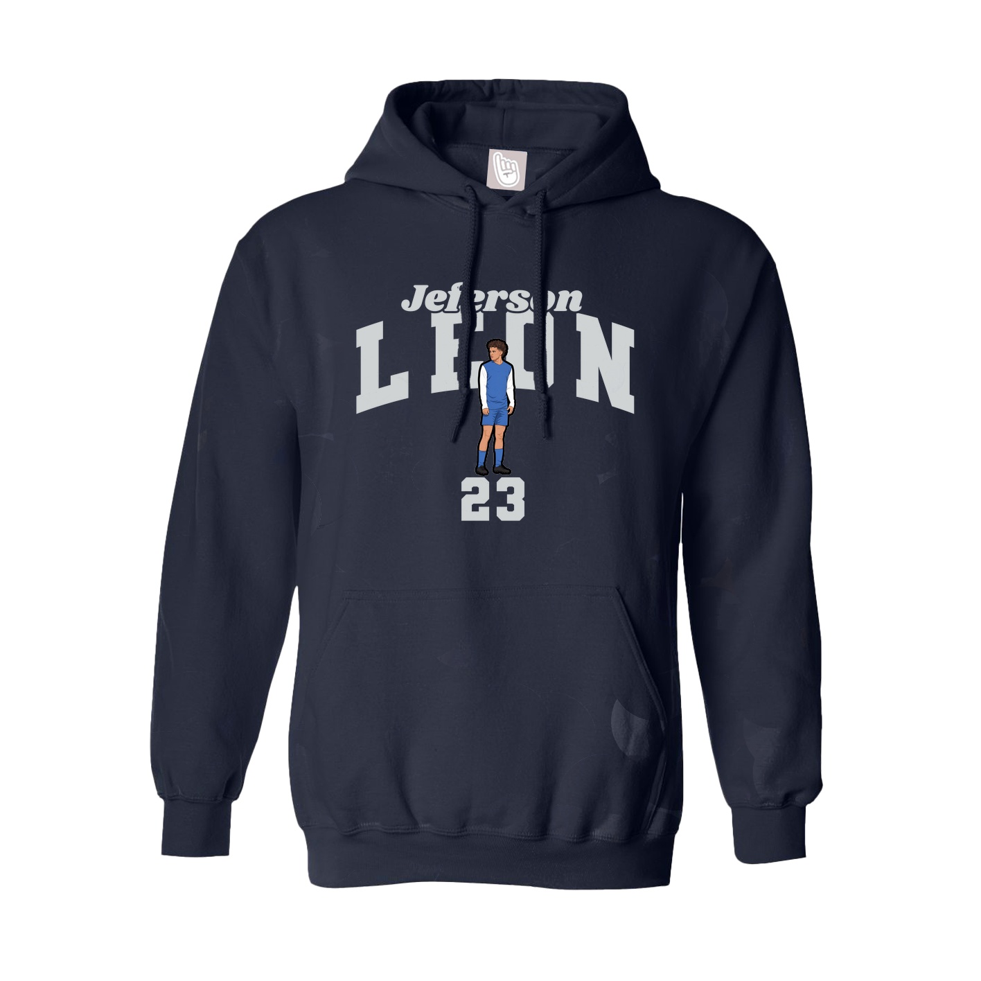 Youth Hoodie — Signature Arch in Navy