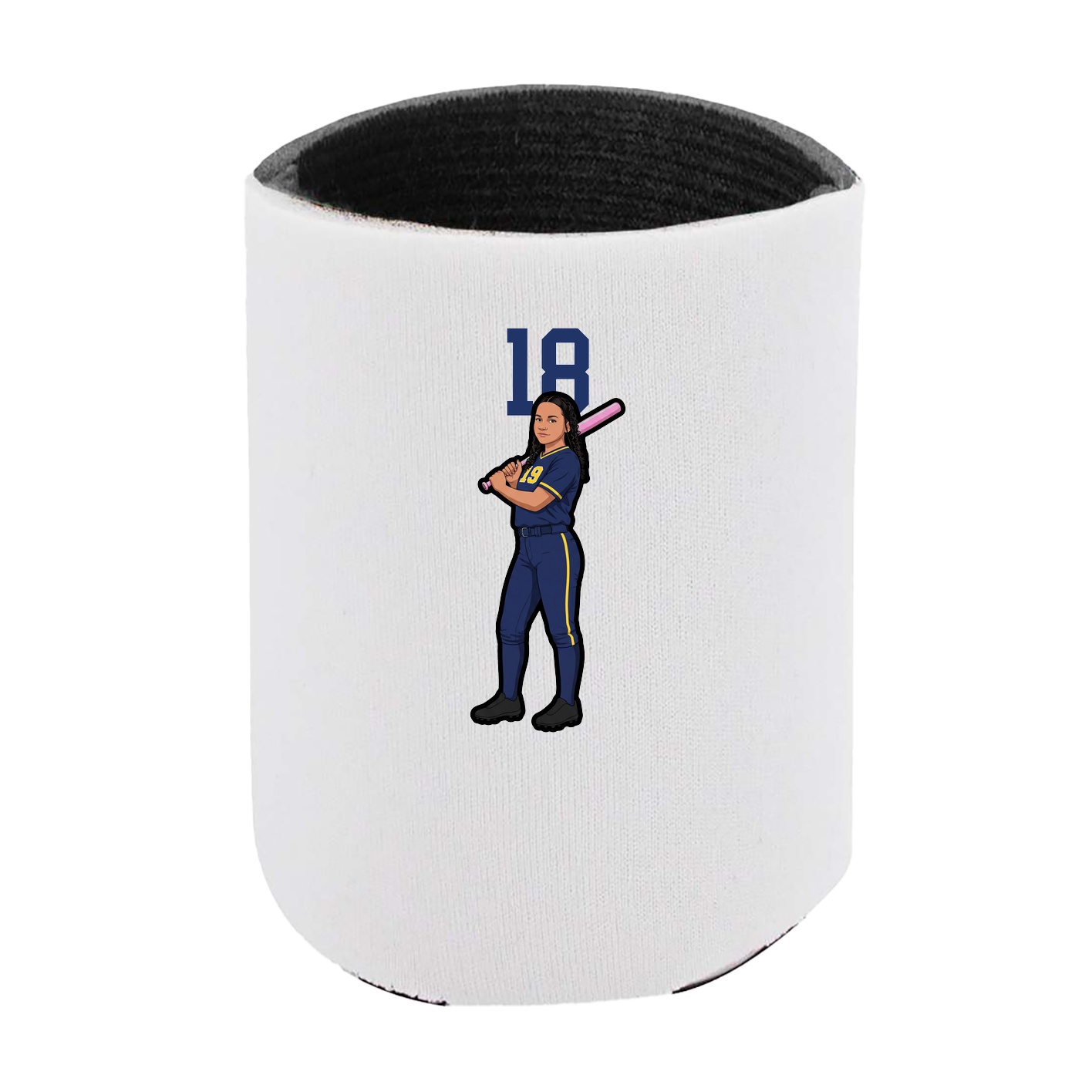Can Holder — Number Top in White