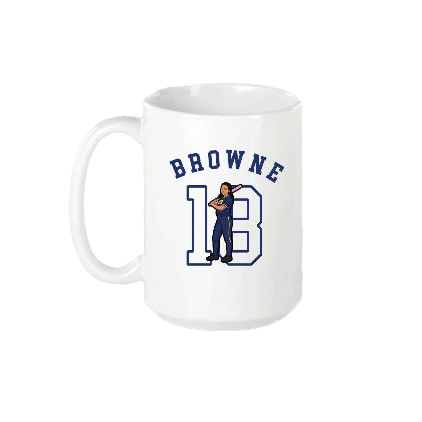 15oz Coffee Mug — Shirsey Arch in White