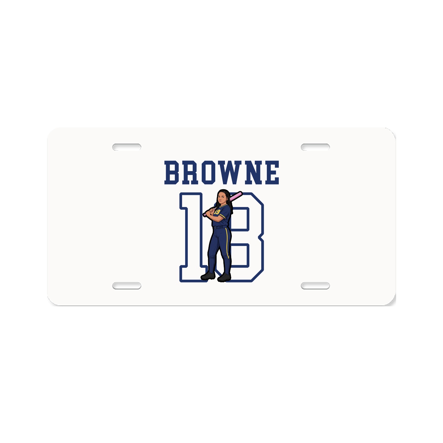 License Plate — Shirsey in Classic