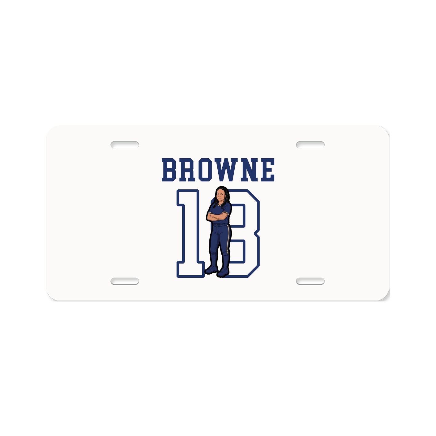 License Plate — Shirsey in Classic
