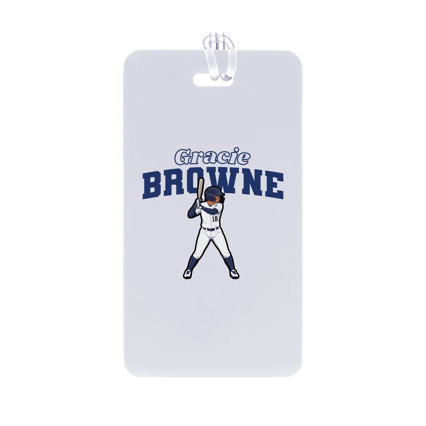 Bag Tag — Name Arch in Classic
