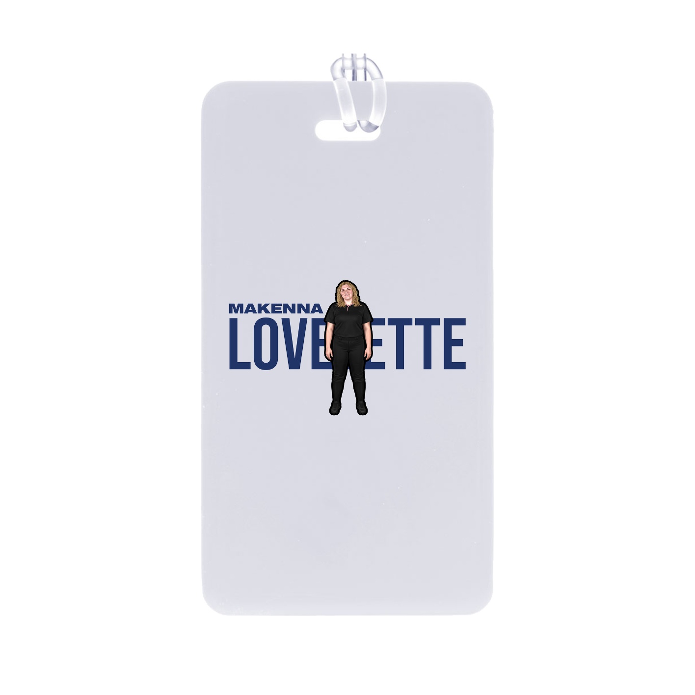 Bag Tag — Player Name in Classic