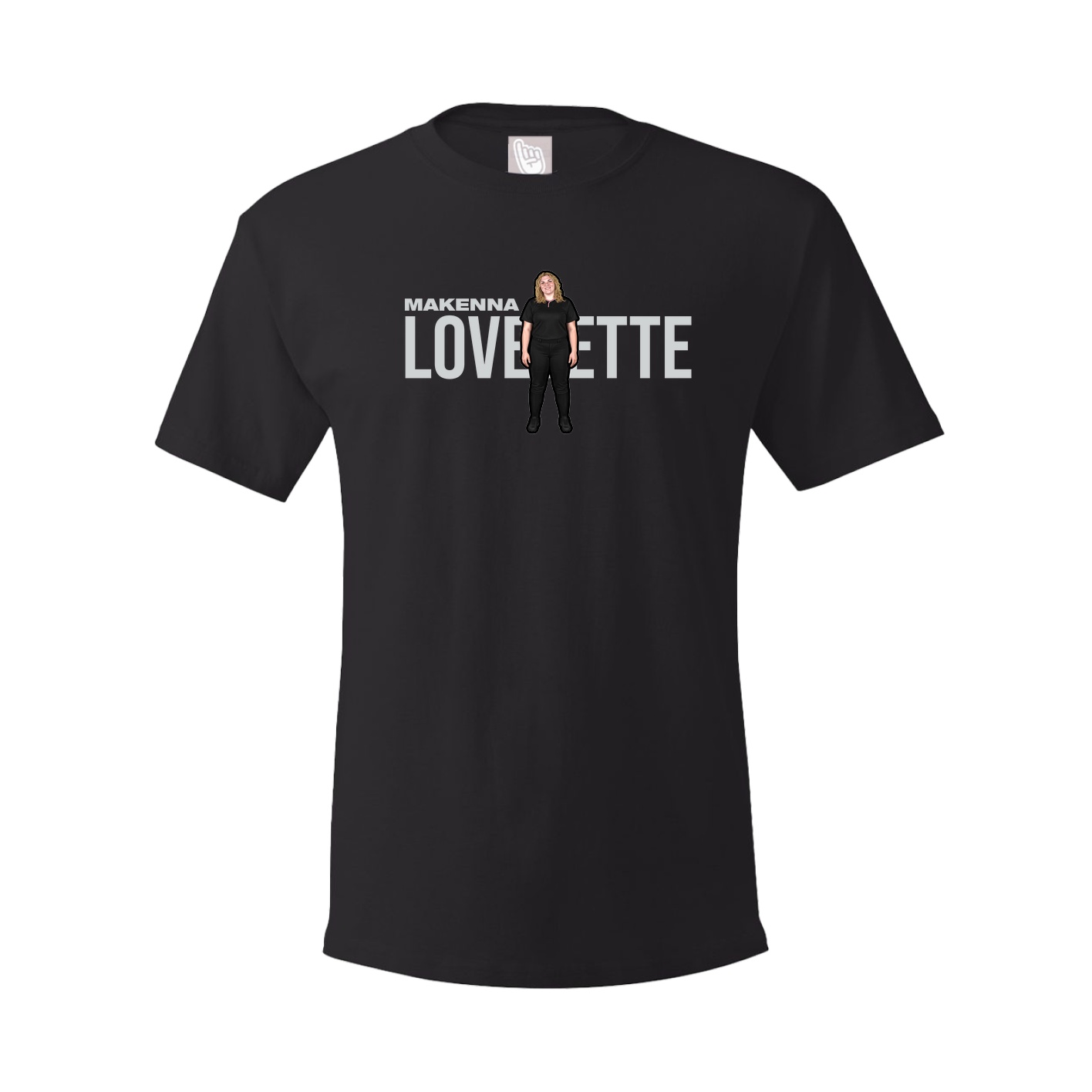Tee — Player Name in Black