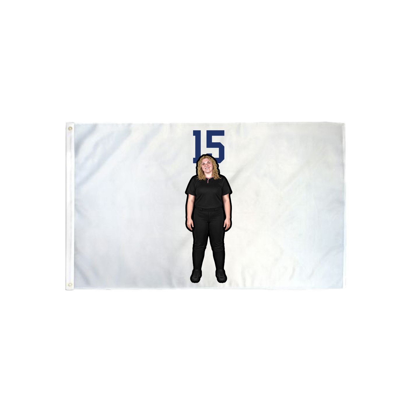 3x5 Flag — Number Top in Classic