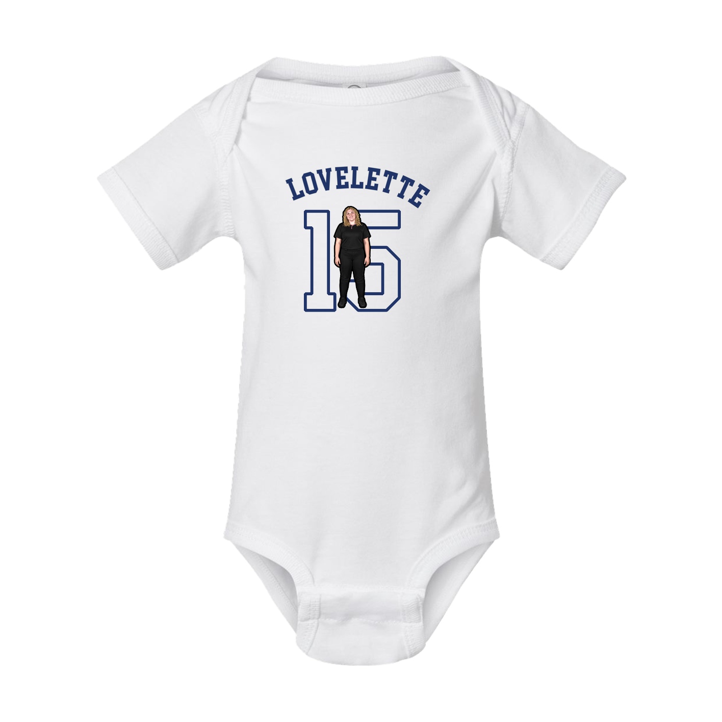 Baby Onesie — Shirsey Arch in White