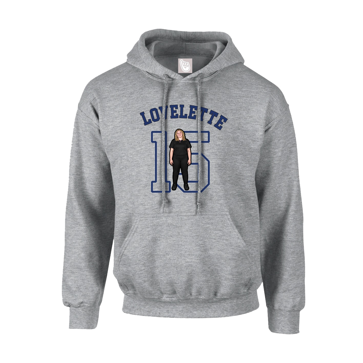 Youth Hoodie — Shirsey Arch in Grey