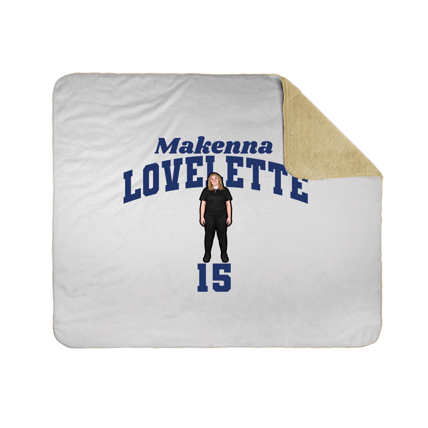 Throw Blanket — Signature Arch in White