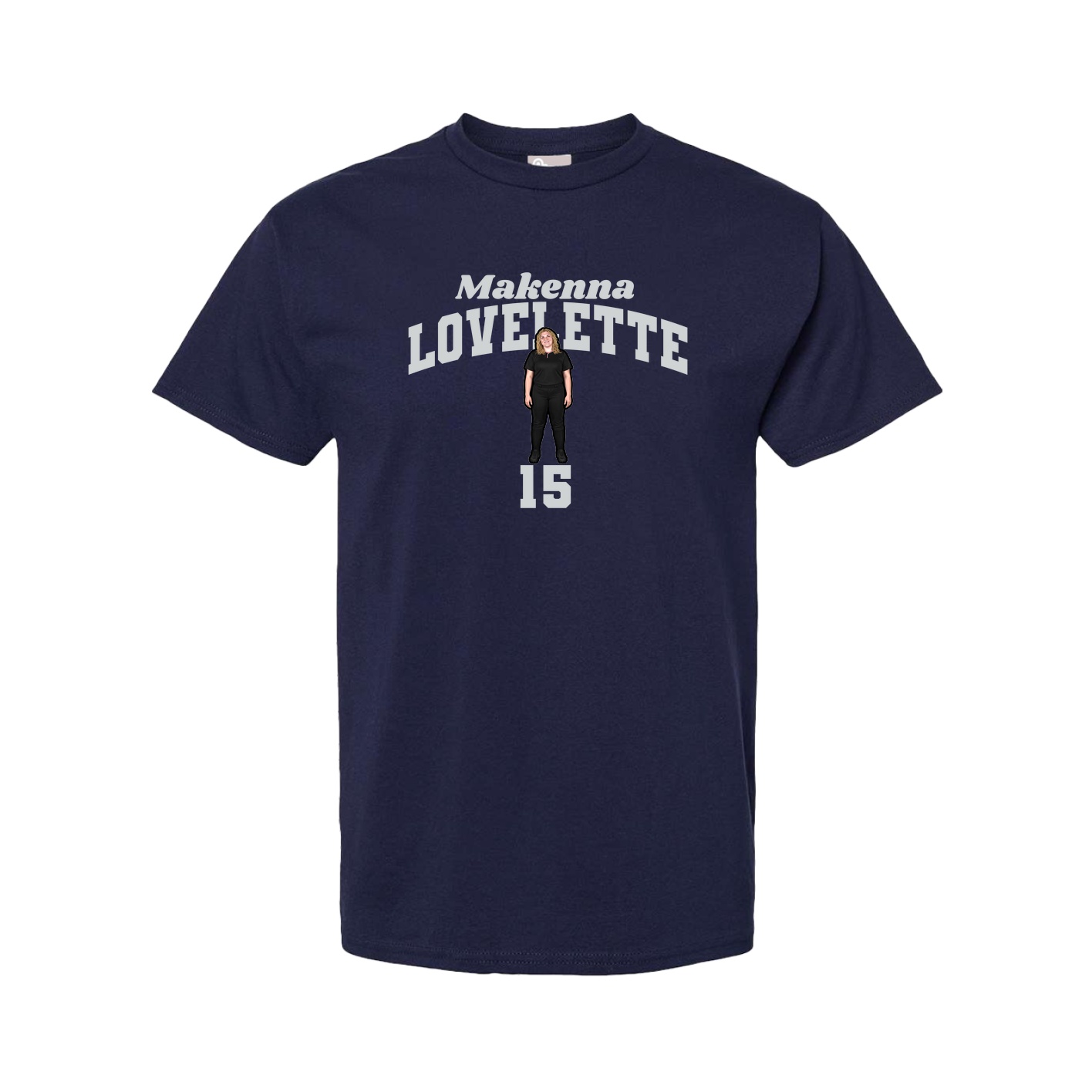 Tee — Signature Arch in Navy