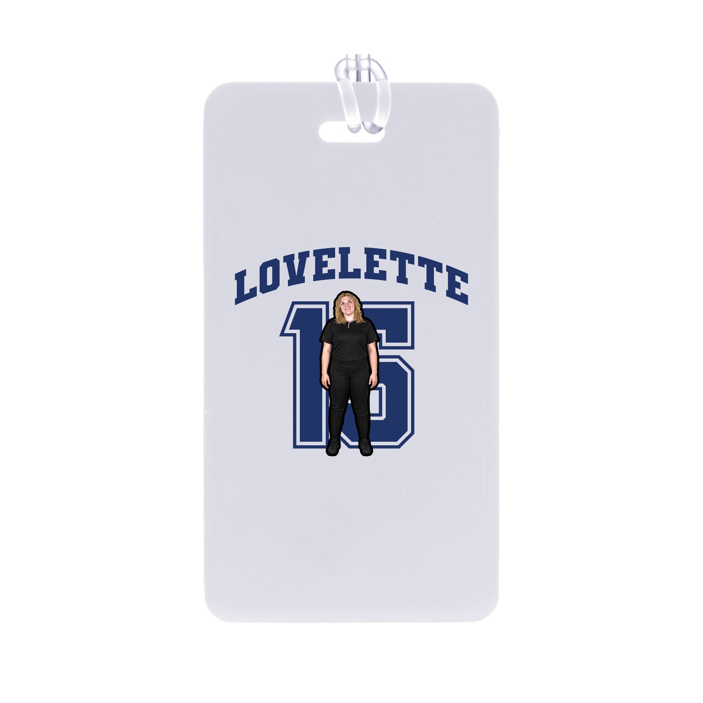 Bag Tag — Number in Classic