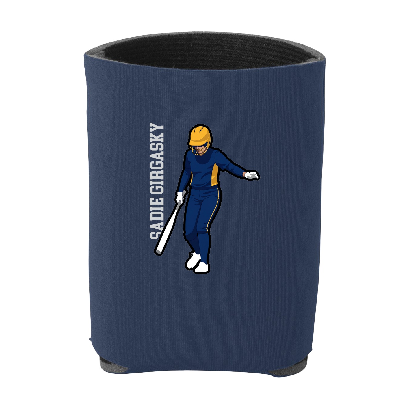 Can Holder — Name Vertical in Navy