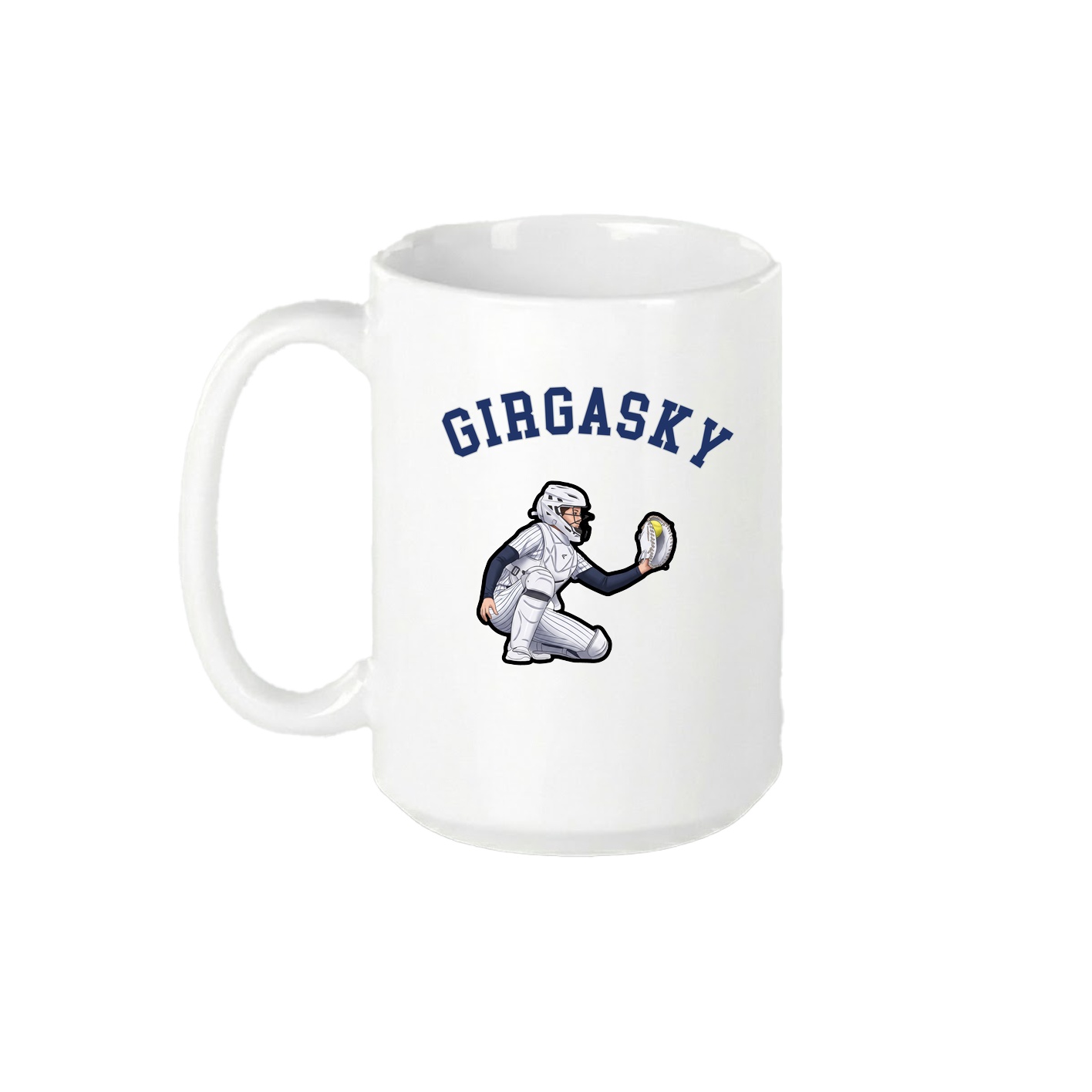 15oz Coffee Mug — Shirsey Arch in White