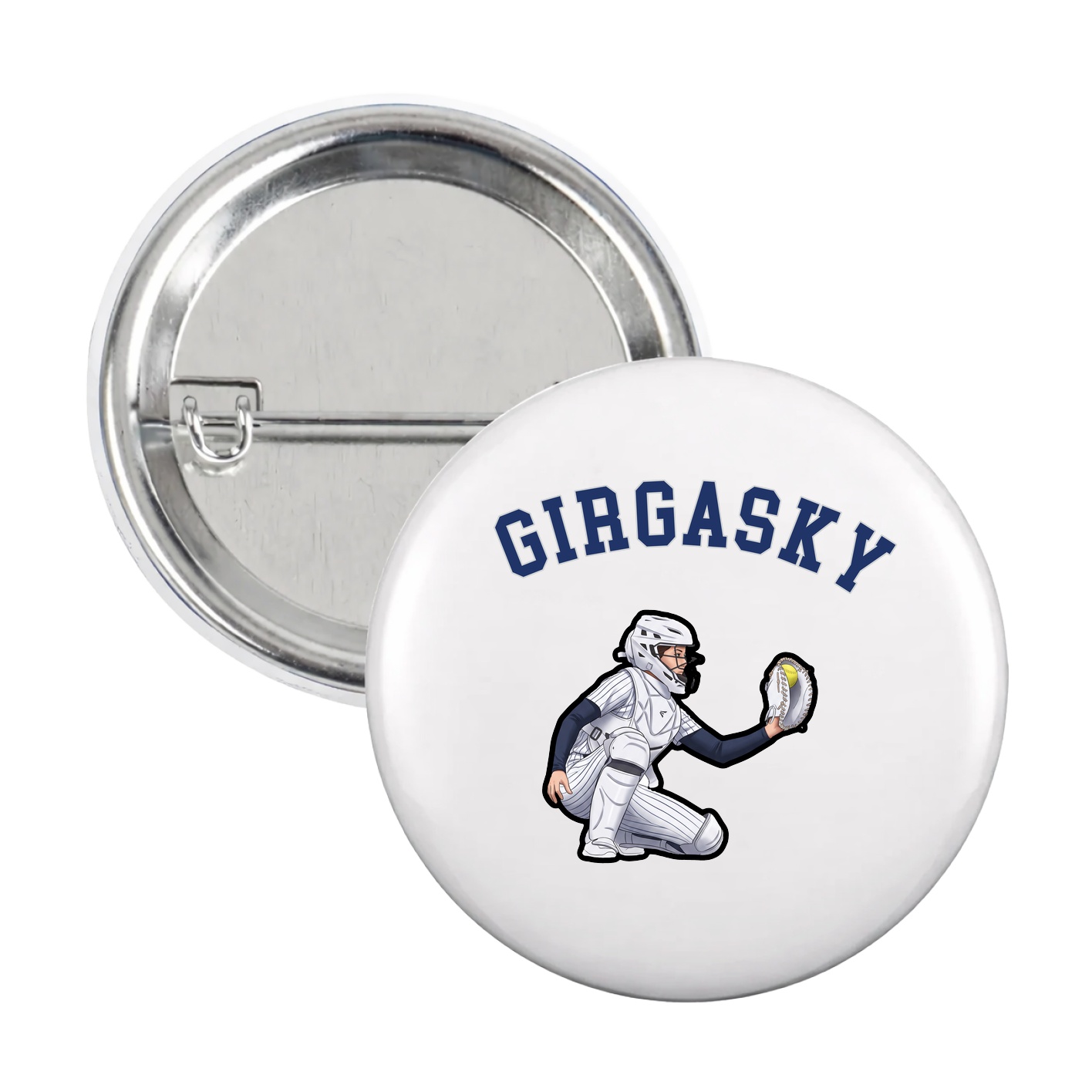 Game Day Button — Shirsey Arch in White