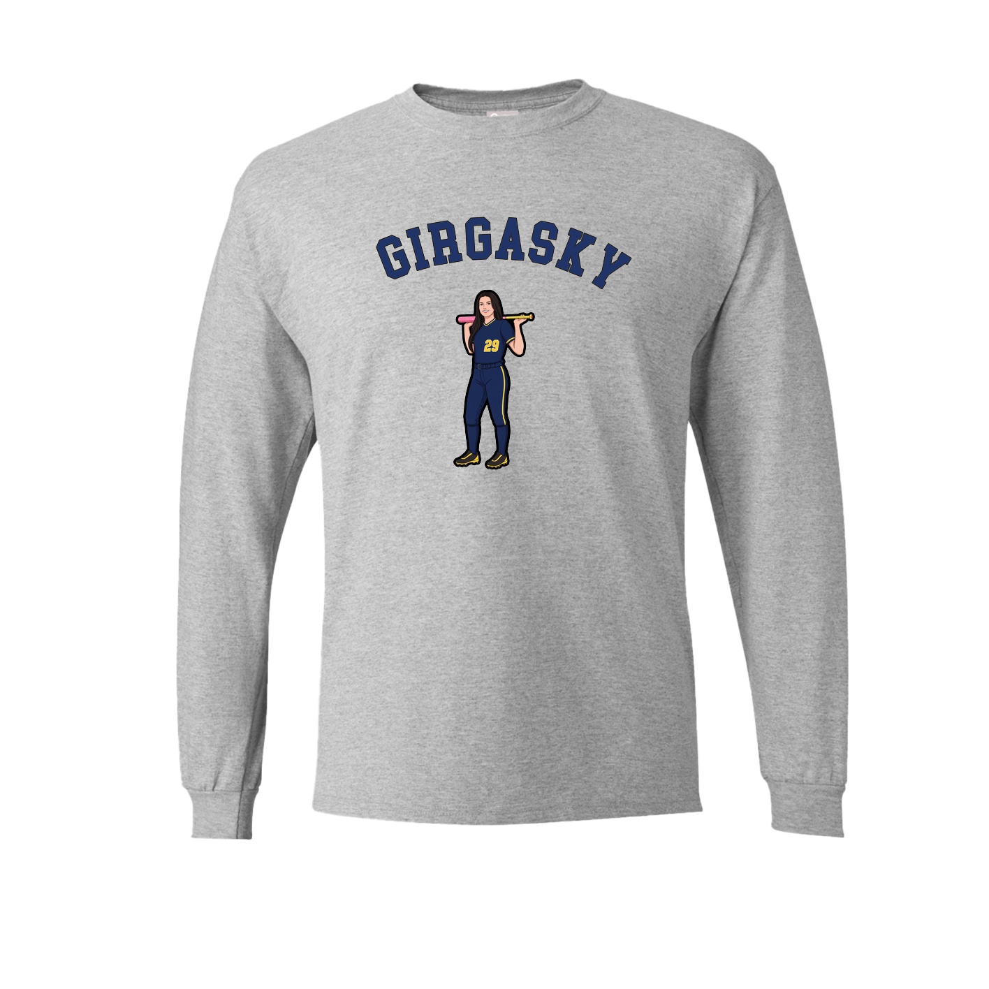 Long Sleeve Tee — Shirsey Arch in Grey