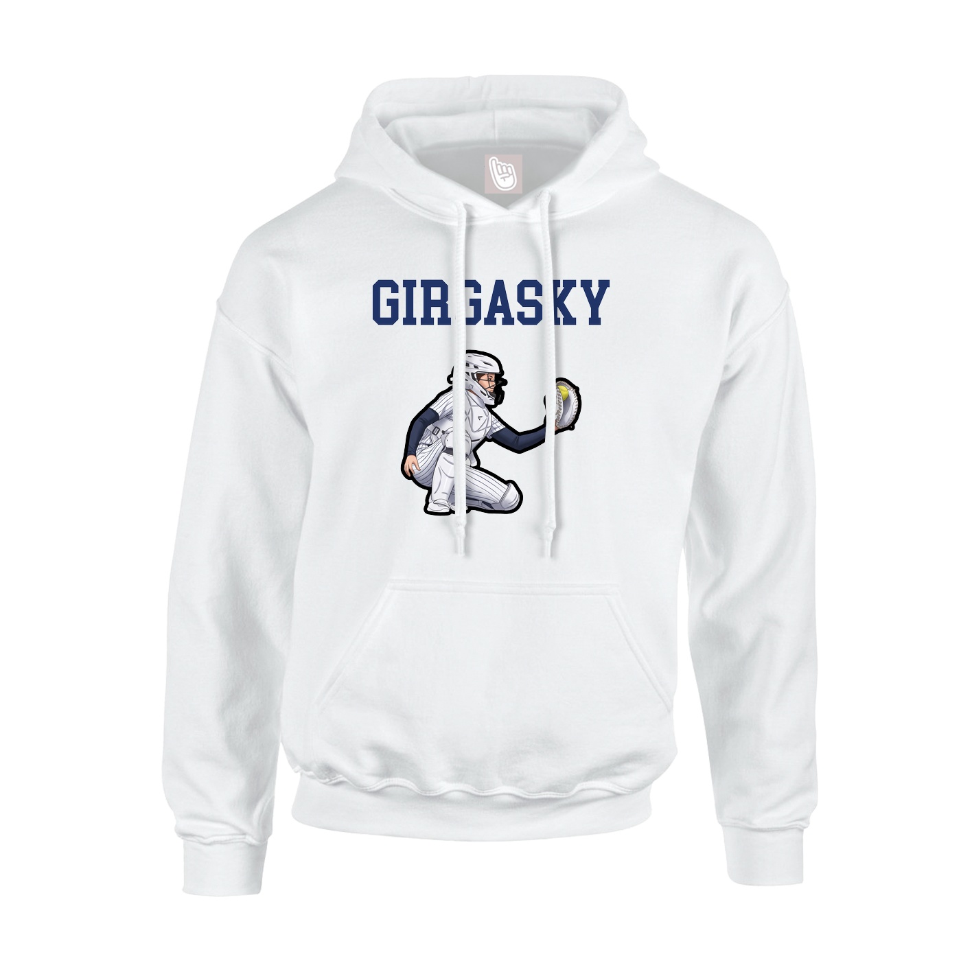 Hoodie — Shirsey in White