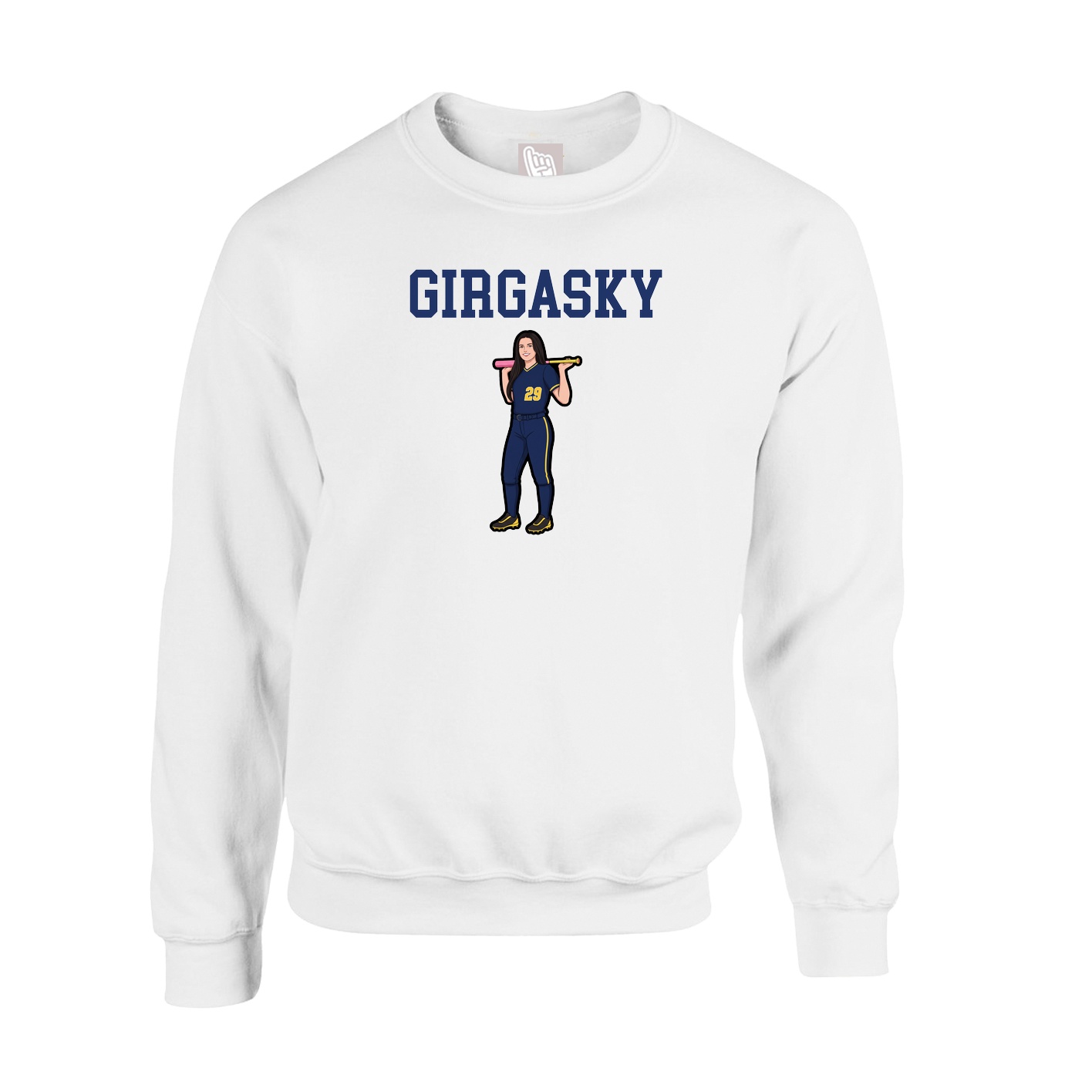 Fleece Crew — Shirsey in White