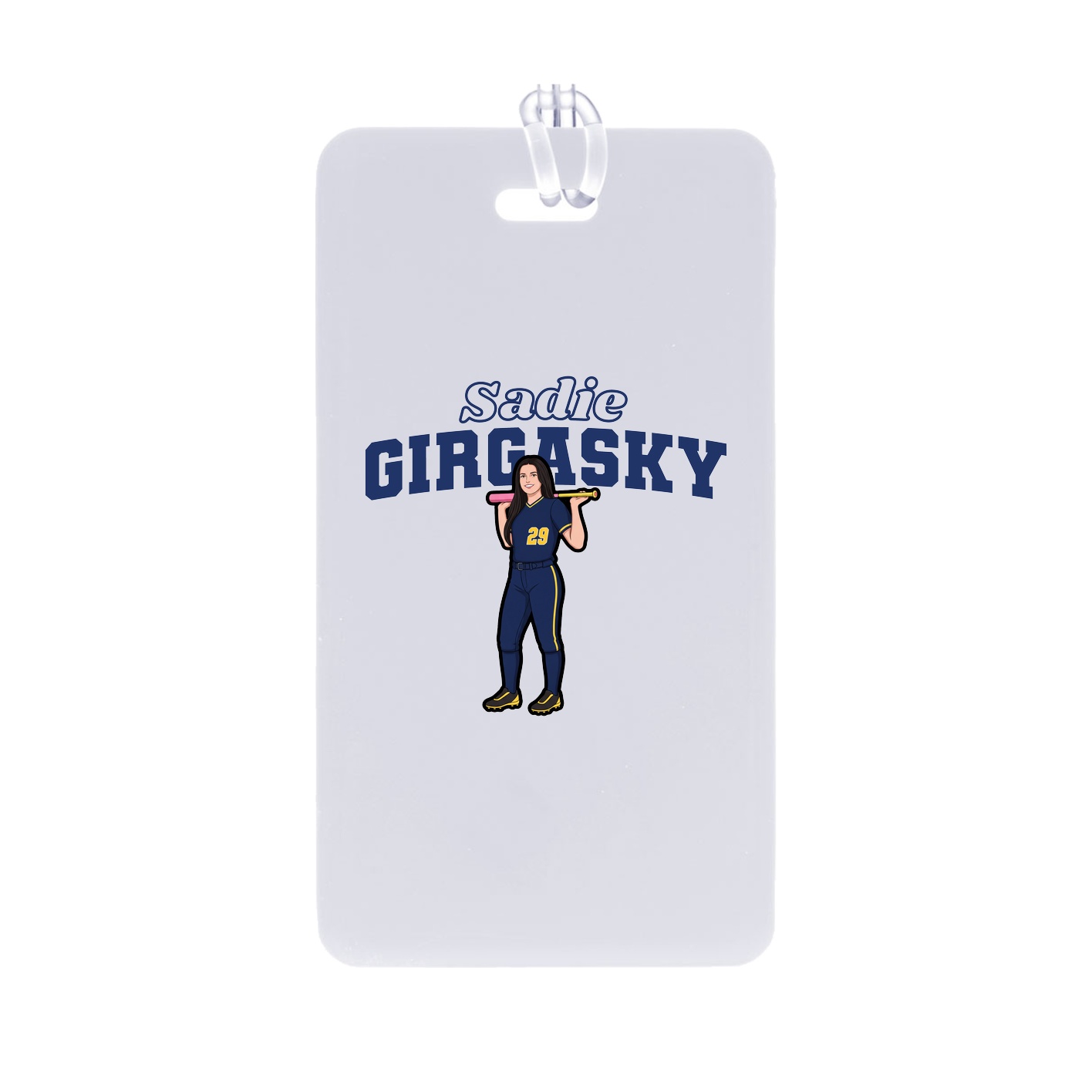 Bag Tag — Name Arch in Classic