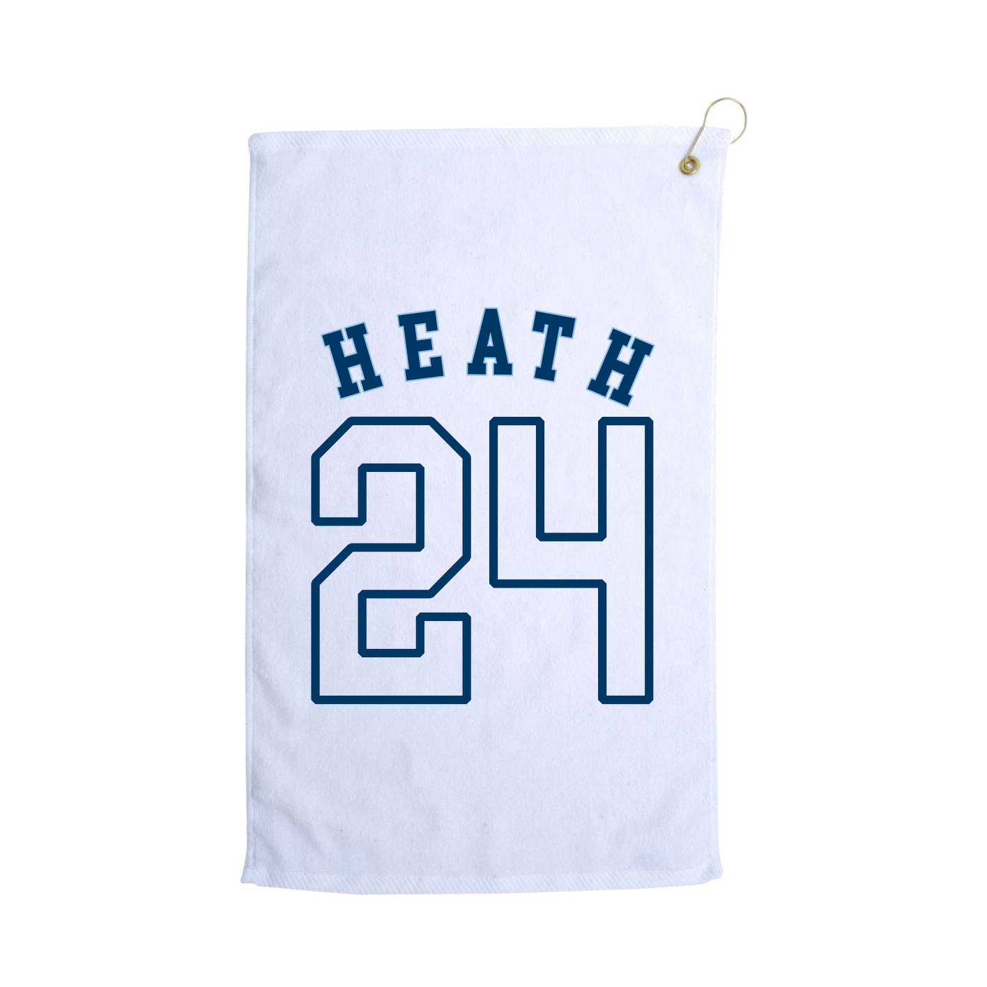 Golf Towel — Shirsey Arch in White