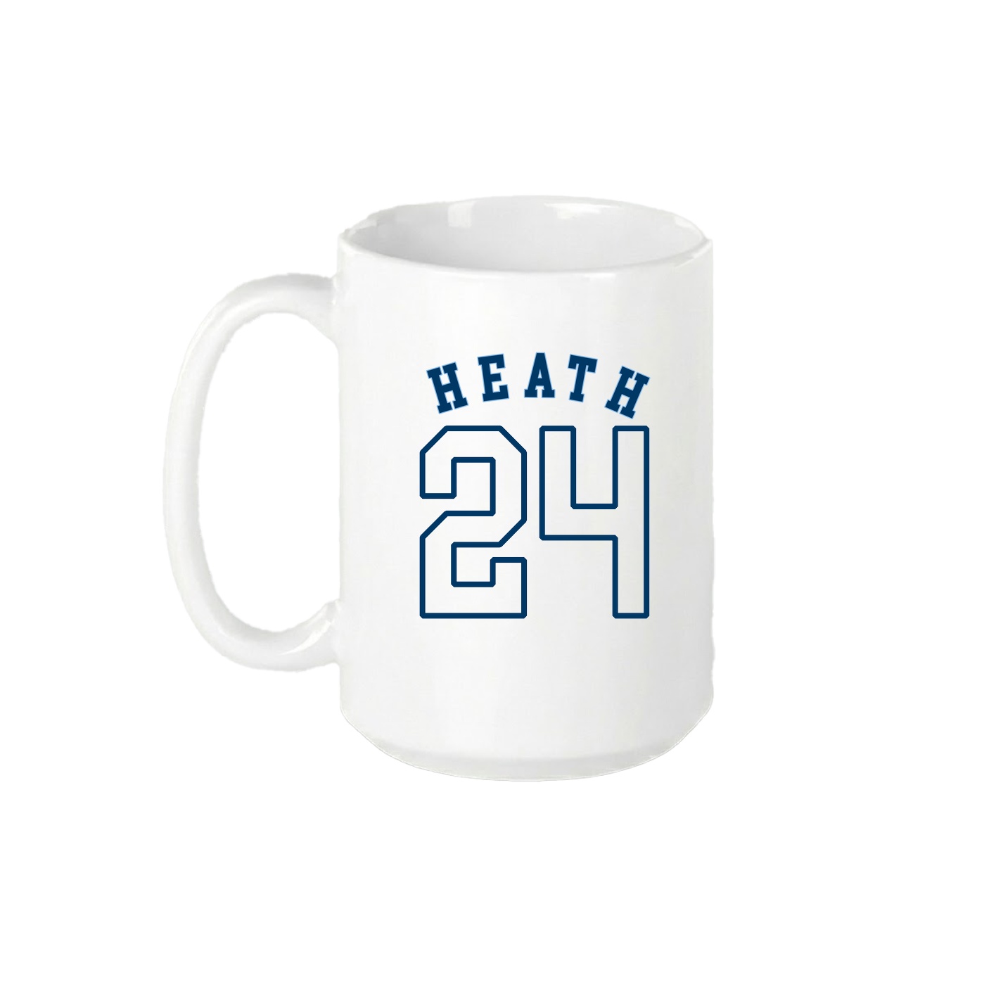 15oz Coffee Mug — Shirsey Arch in White