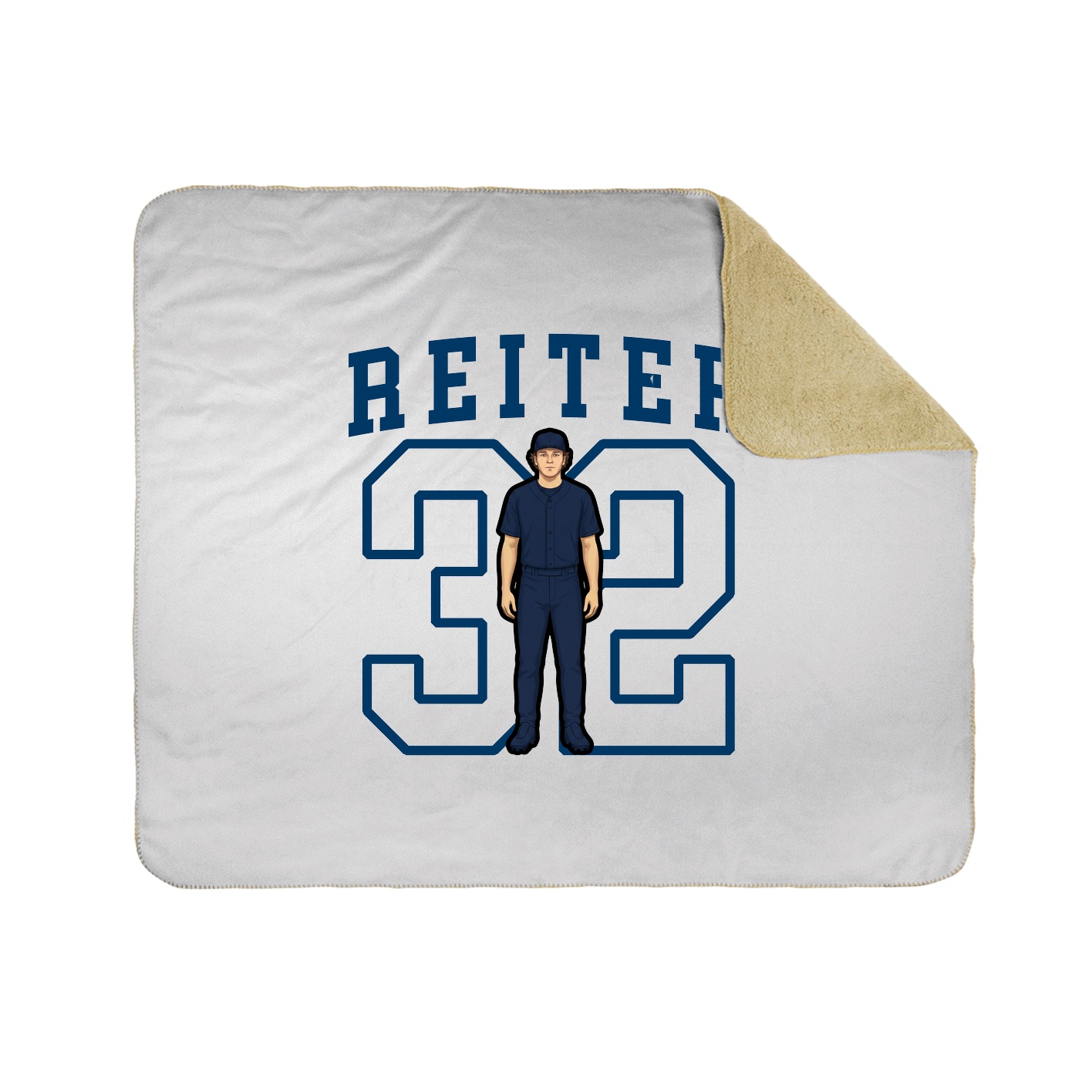 Throw Blanket — Shirsey in White