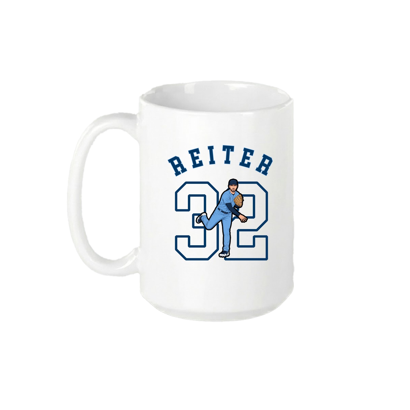 15oz Coffee Mug — Shirsey Arch in White