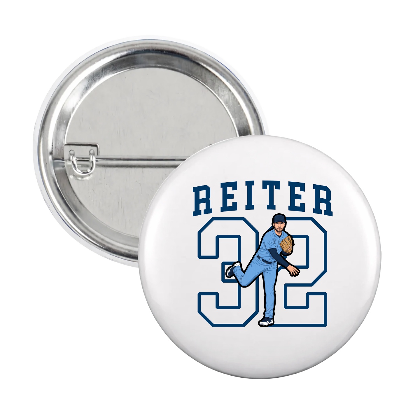Game Day Button — Shirsey in White