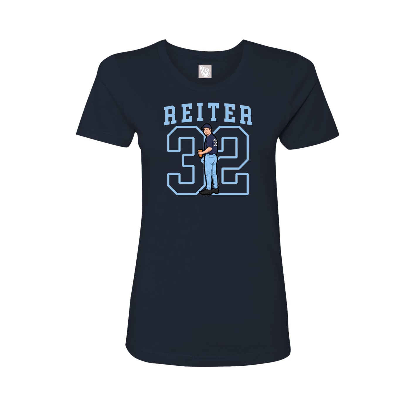 Fitted Women's Tee — Shirsey in Navy