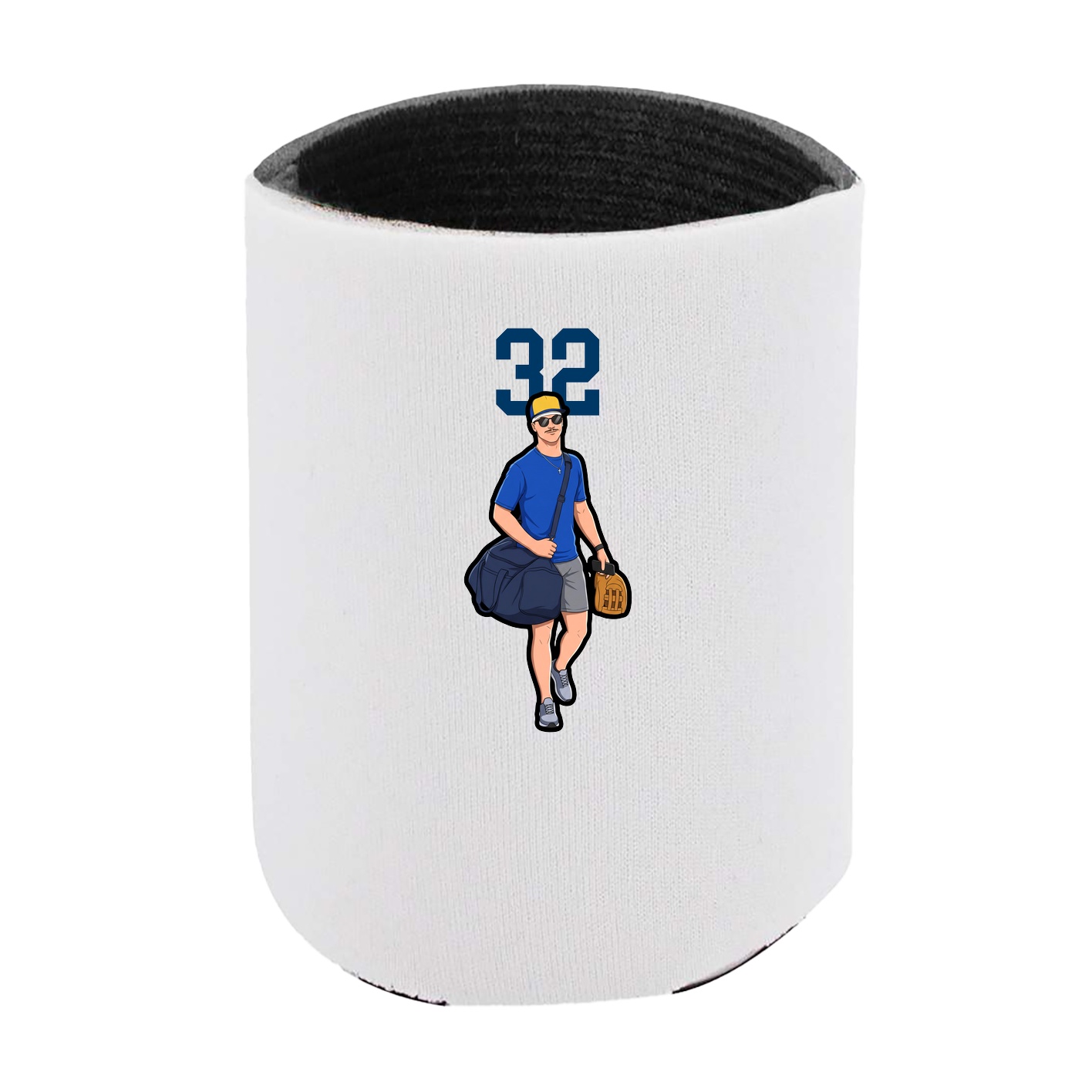 Can Holder — Number Top in White