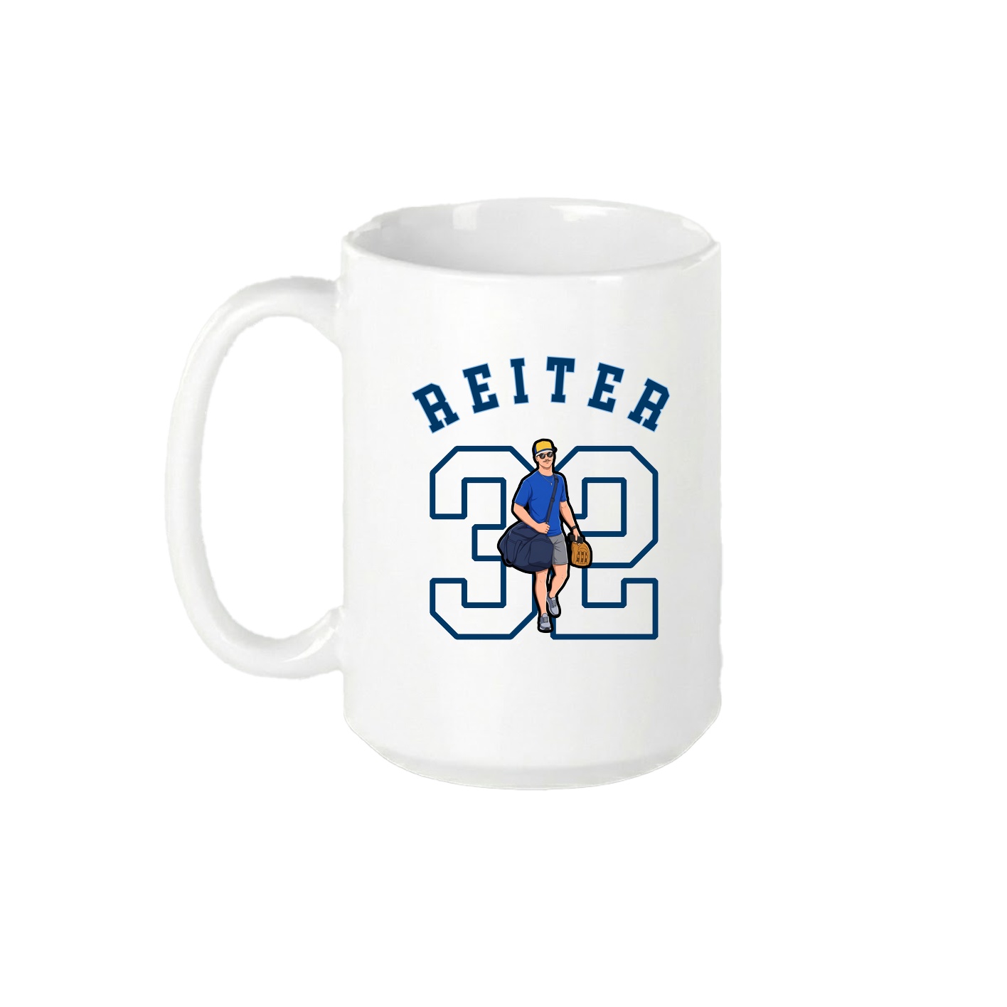 15oz Coffee Mug — Shirsey Arch in White