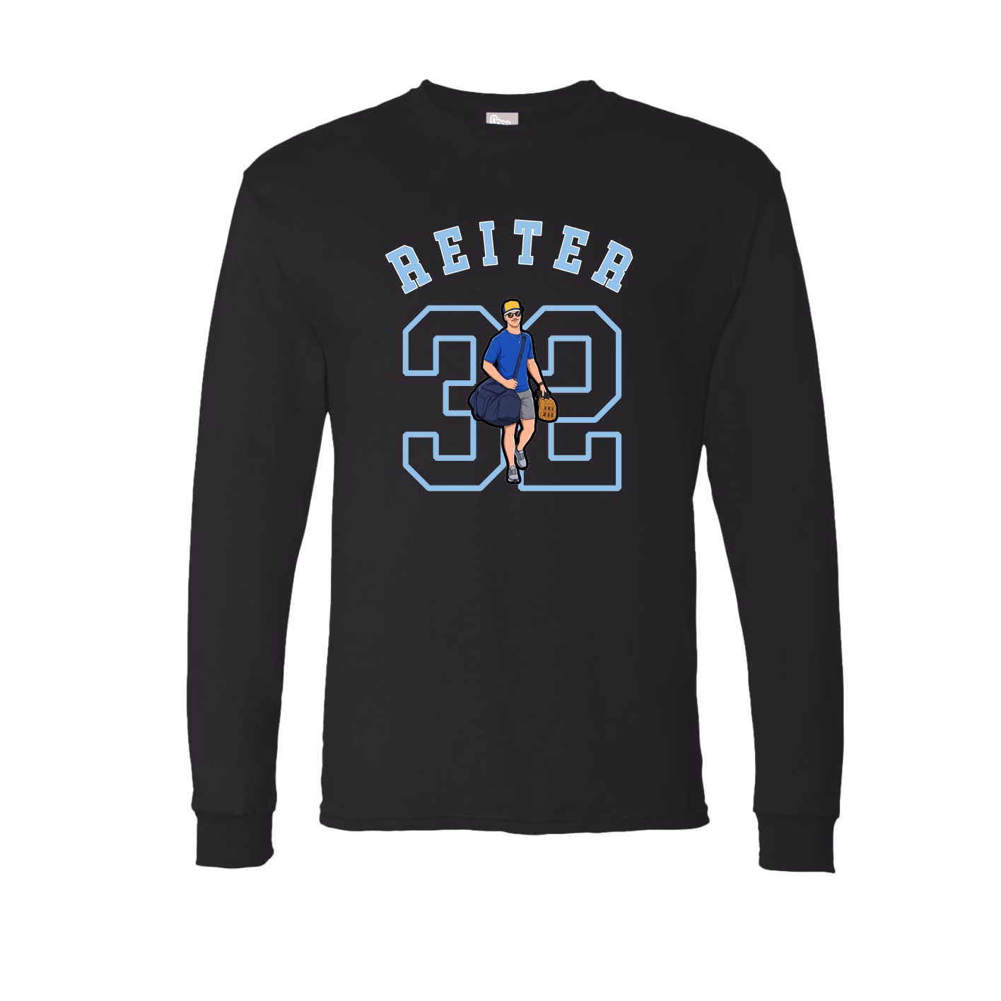 Long Sleeve Tee — Shirsey Arch in Black