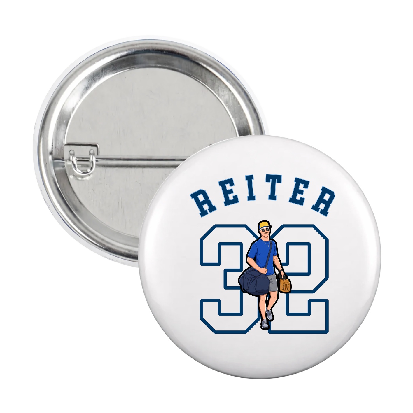 Game Day Button — Shirsey Arch in White