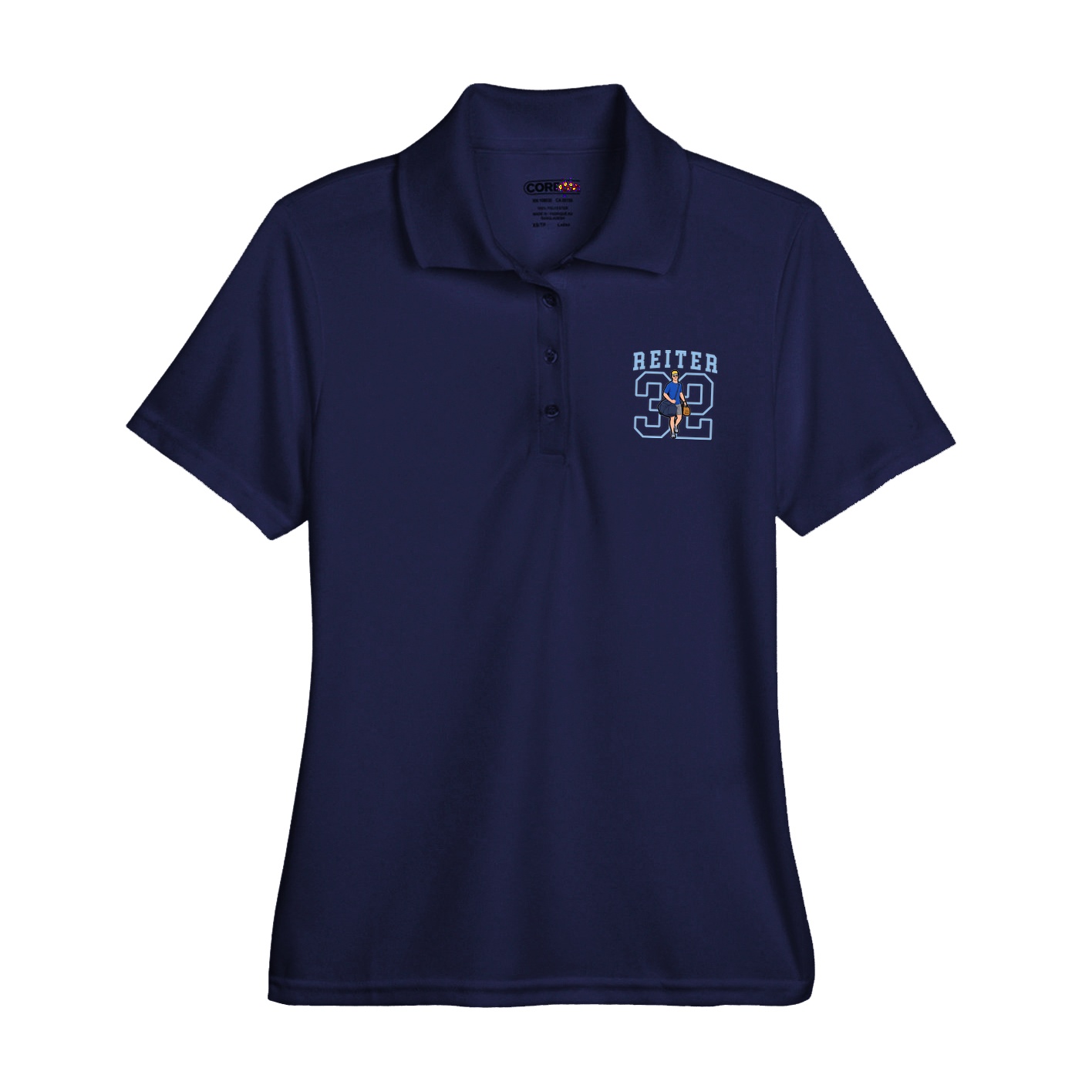 Womens Performance Polo — Shirsey in Navy