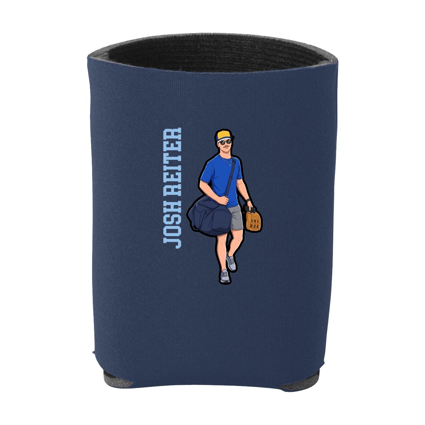 Can Holder — Name Vertical in Navy