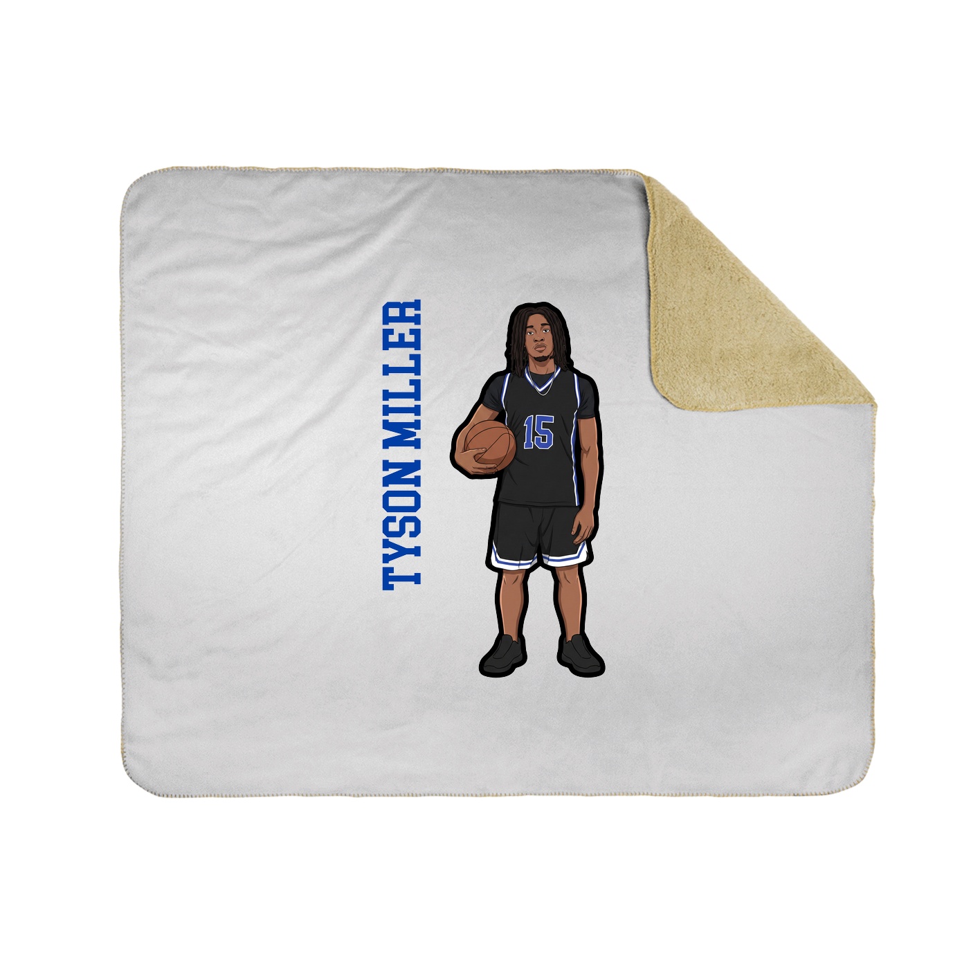 50x60 Sherpa Lined Throw Blanket