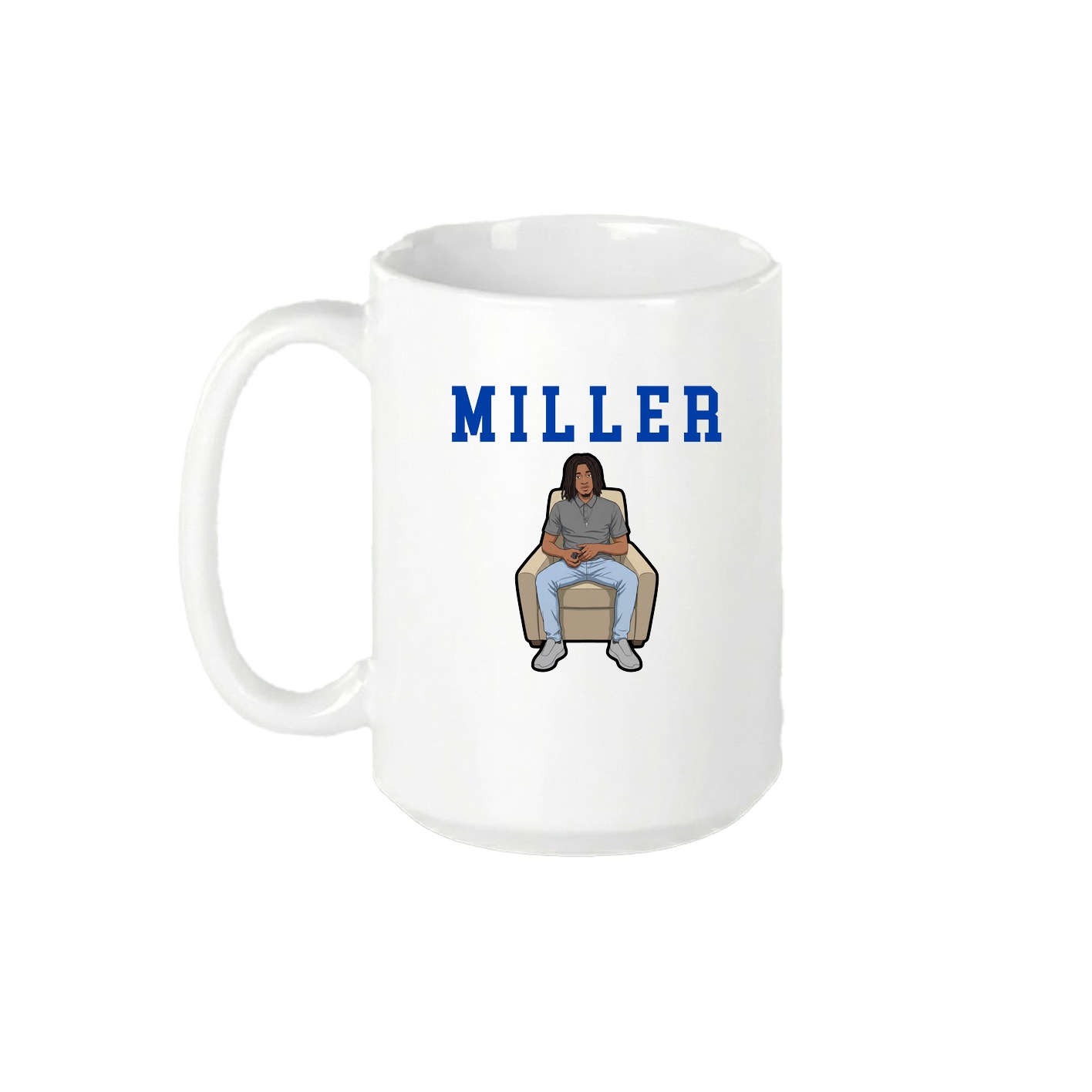 15oz Coffee Mug — Shirsey in White