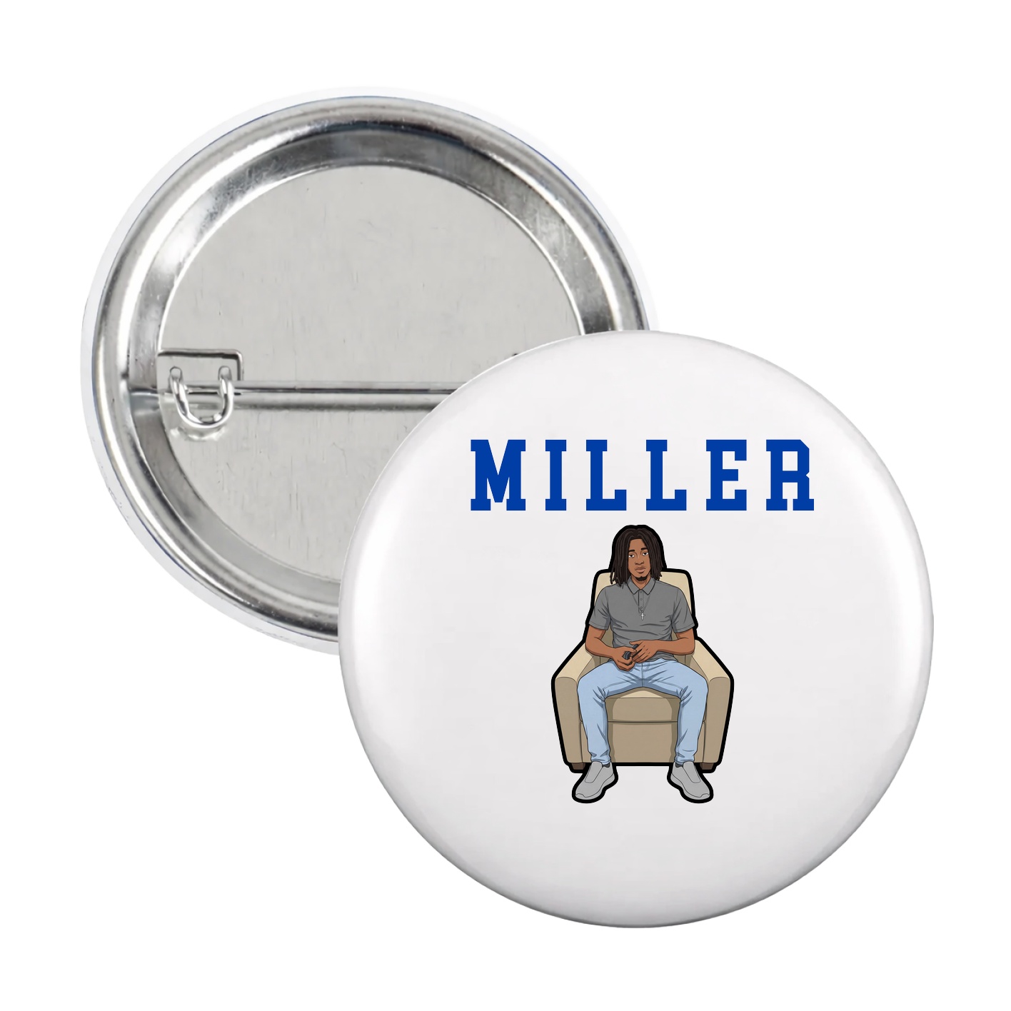 Game Day Button — Shirsey in White