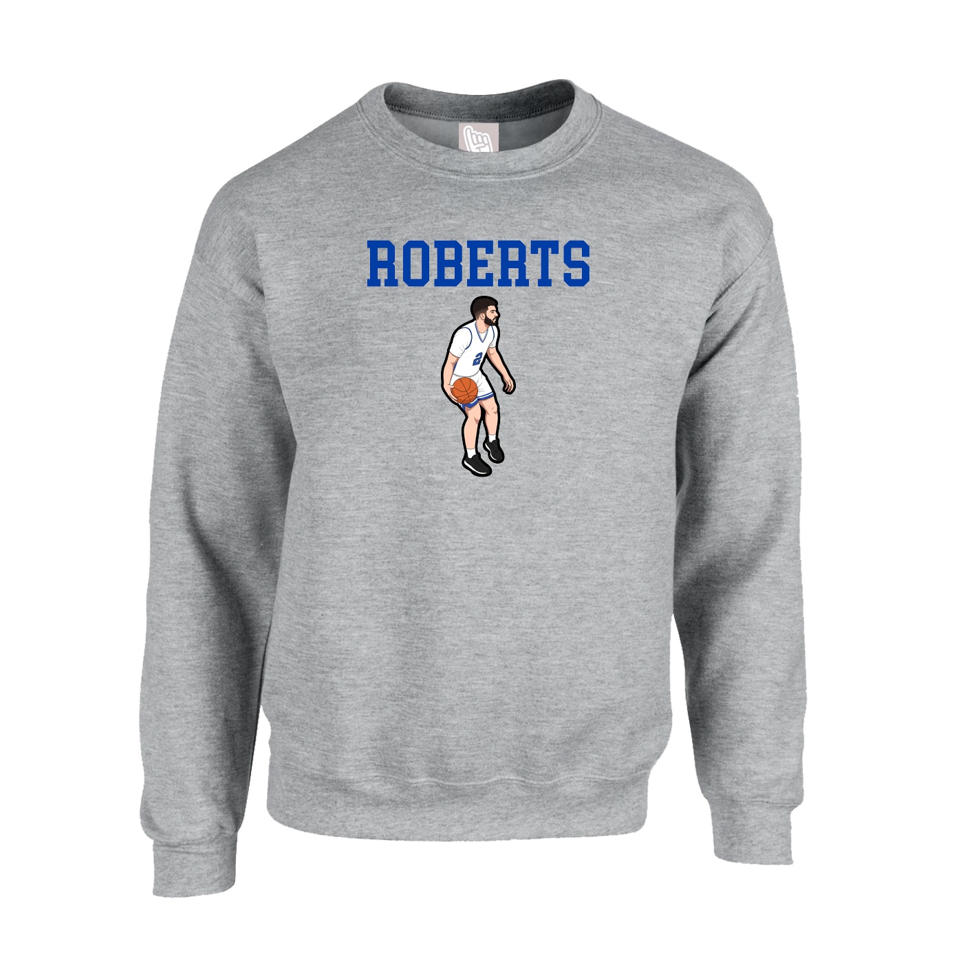 Fleece Crew — Shirsey in Grey