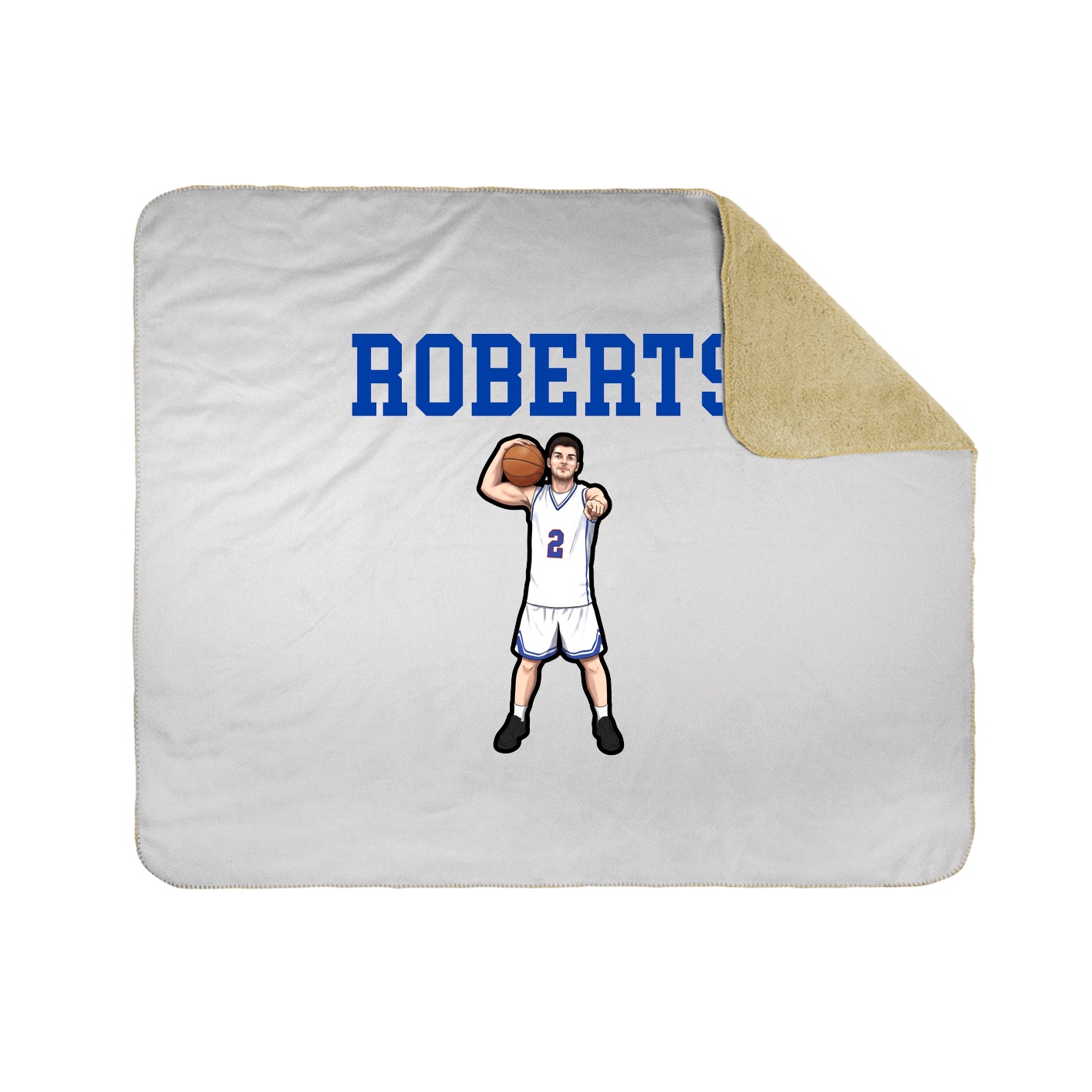 Throw Blanket — Shirsey in White