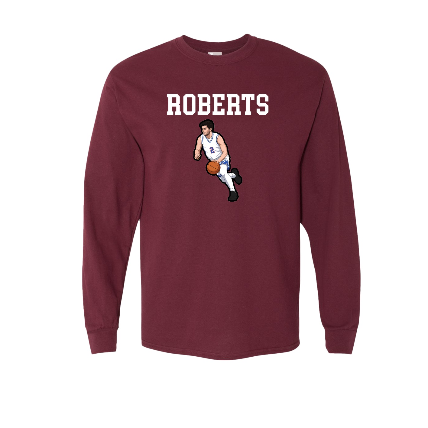 Long Sleeve Tee — Shirsey in Maroon