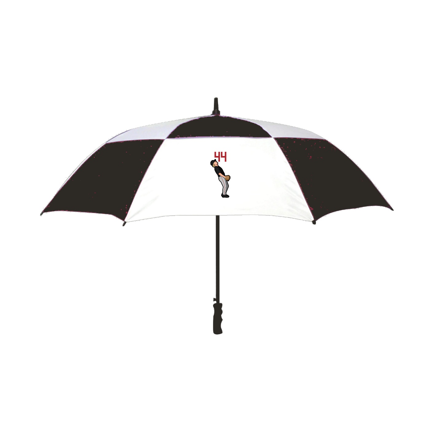 Golf Umbrella — Number Top in Black