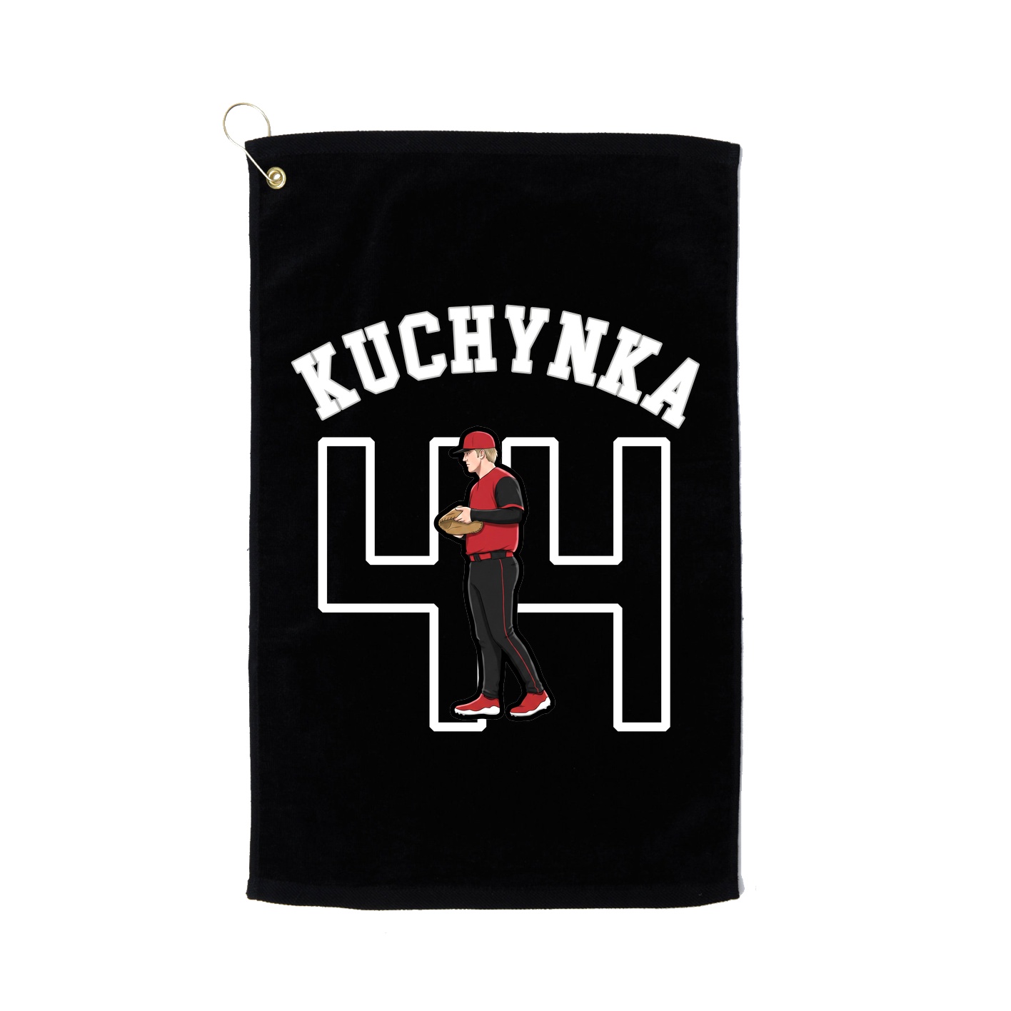 Golf Towel — Shirsey Arch in Black