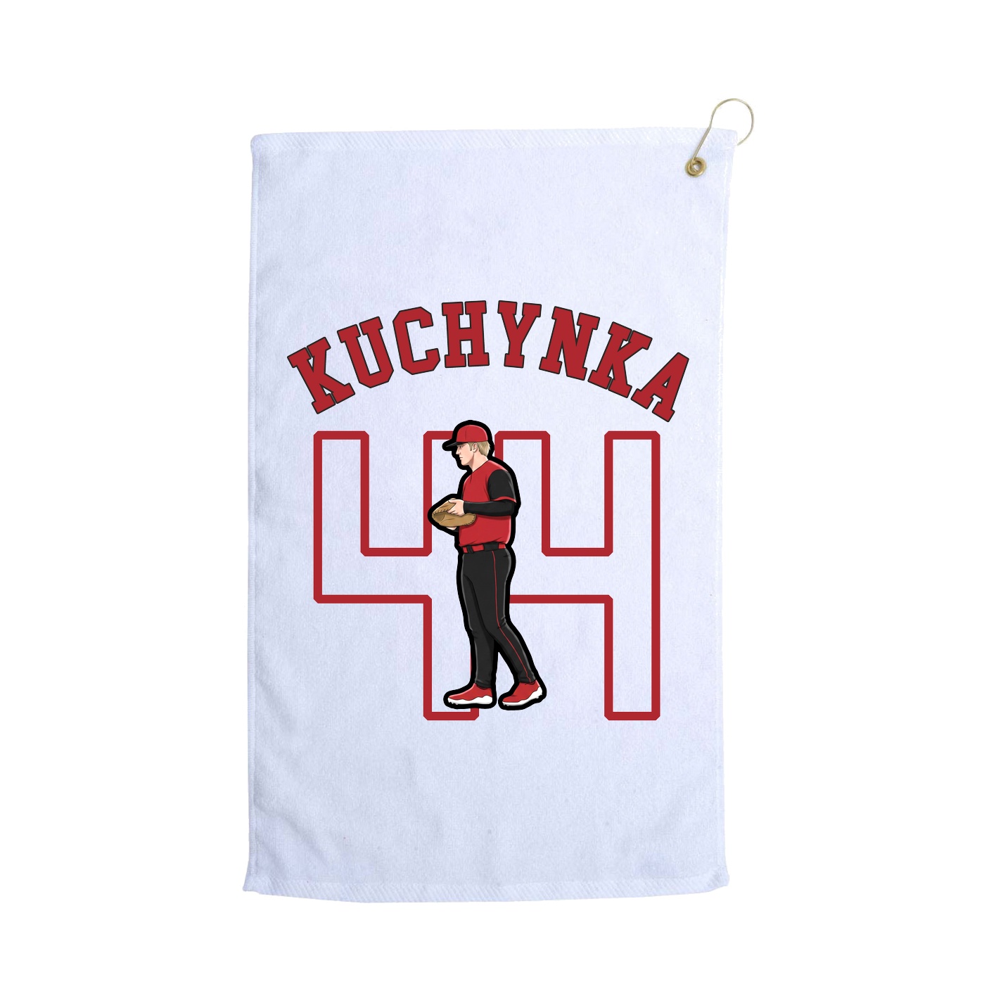 Golf Towel — Shirsey Arch in White