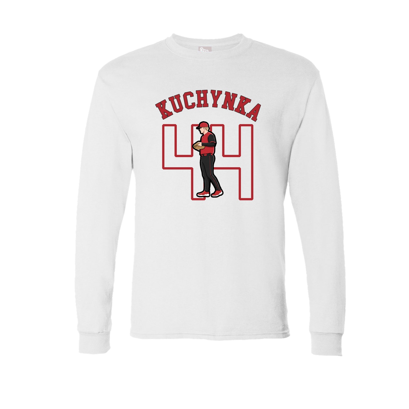 Long Sleeve Tee — Shirsey Arch in White