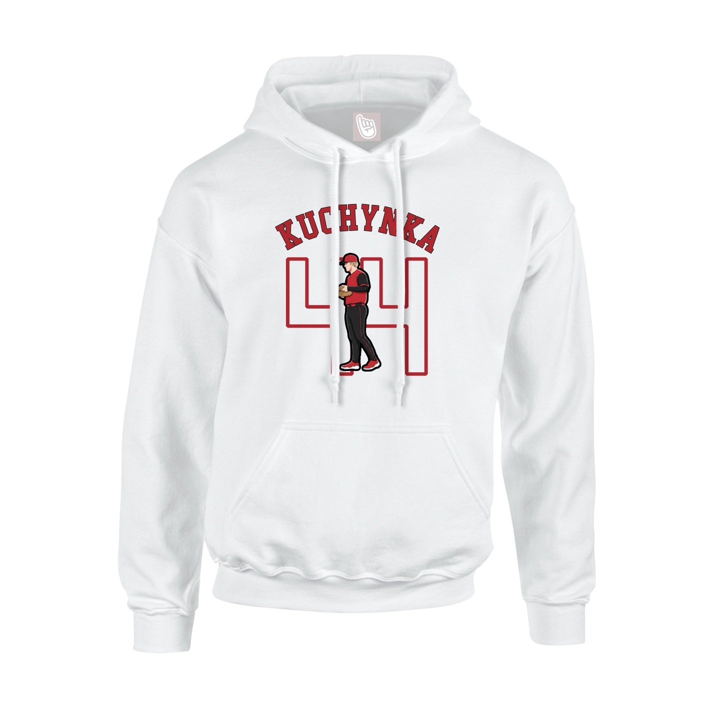 Hoodie — Shirsey Arch in White